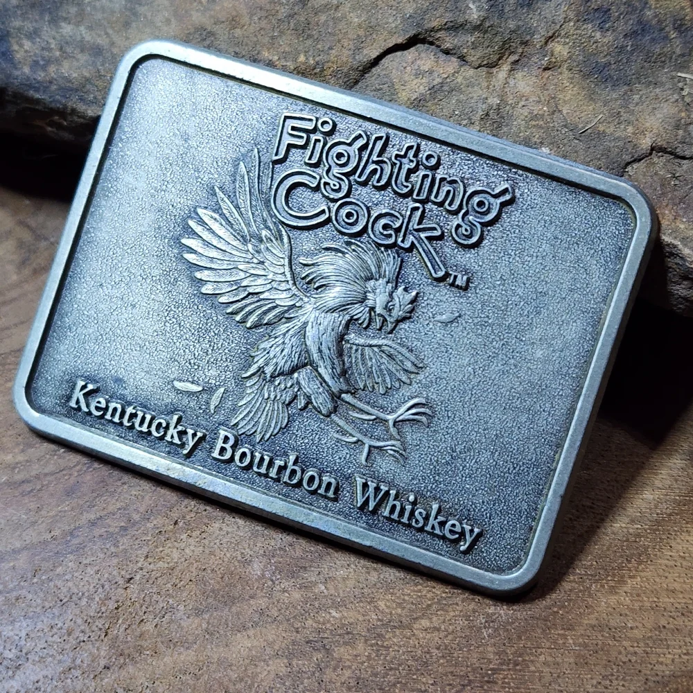 Kentucky Bourbon Whiskey Metal Belt Buckle